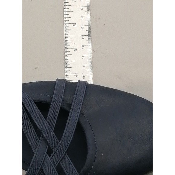 Easy Spirit Shoes Flats Womens Aubree Blue 9.5 Walking Stretch Strappy Comfort - Picture 4 of 10